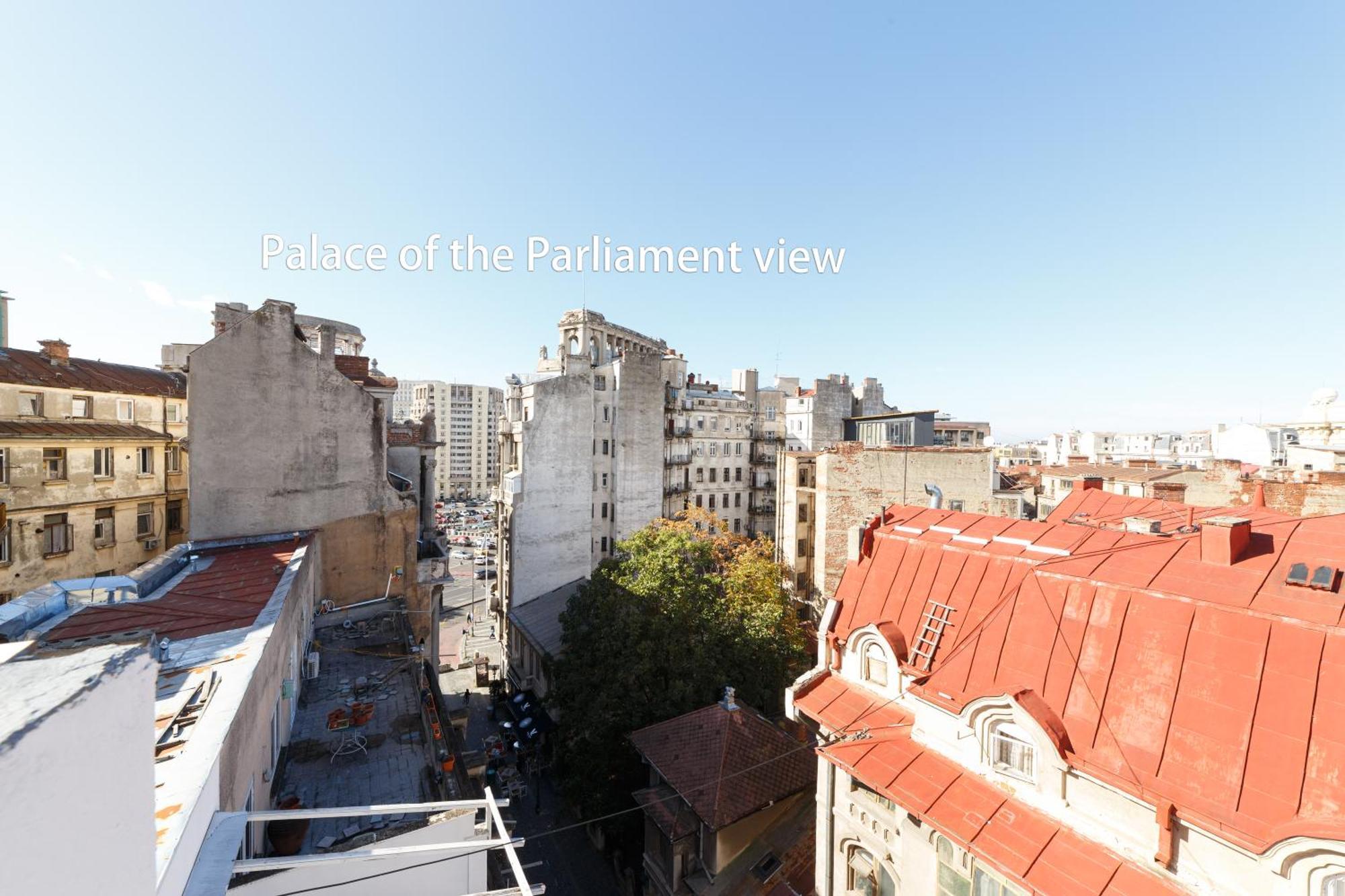 Roof Top Apartments Bukares Bagian luar foto