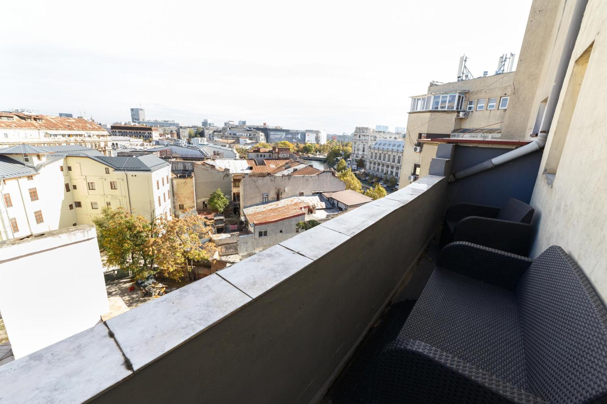 Roof Top Apartments Bukares Bagian luar foto